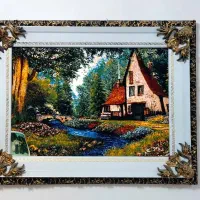 تابلو فرش منظره طبیعت