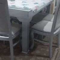 میز نهار خوری شش نفره و مبل ۷ نفره