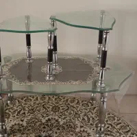 سلام دو عدد میز عسلی و یک جلو مبلی سالم و تمیز|مبلمان خانگی و میز عسلی|لواسان, |دیوار