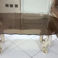 میز جلو مبلی شیشه  ۸  میل