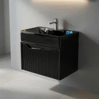روشویی کابین باریشا سیاه