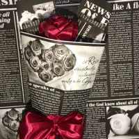 شاخه‌گل‌ربانی|گل مصنوعی|اندیمشک, |دیوار