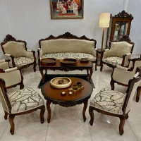 مبلمان و نهارخوری سلطنتی مبل استیل گوشواره ای|مبلمان خانگی و میز عسلی|تهران, اختیاریه|دیوار