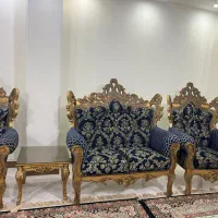 مبل سلطنتی۹نفره همراه میز عسلی|مبلمان خانگی و میز عسلی|بندرعباس, |دیوار