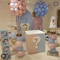 بادکنک آرایی گل آرایی دکور ساحل