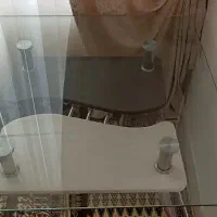 فروش میز نهارخوری شیشه ای بدون صندلی