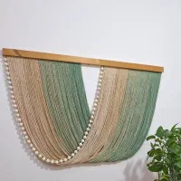 بومریس دیوارکوب مکرومه بافی|صنایع دستی و سایر لوازم تزئینی|مشهد, آزادشهر|دیوار