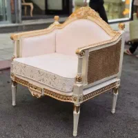 مبل کلاسیک مدل کاجی حصیری