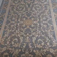 فرش ۹ متری گل برجسته کاشان طرح افشان