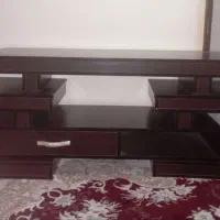 میز تلویزیون چوبی با قابلیت تنظیم طول