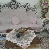 مبل سلطنتی جنس چوب راش جنس عالی تمیز