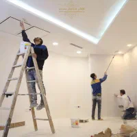 نقاشی ساختمان بازسازی کاغذ دیواری