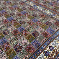 فرش دستبافت جفت نه متری گل ابریشم|فرش|مشهد, راهنمایی|دیوار