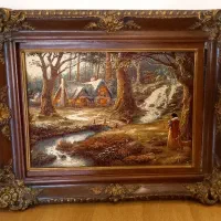 تابلو فرش به همراه قاب دور