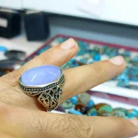 انگشتر های عقیق و فیروزه نقره روس سنگ های اصل