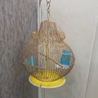 قفس گرد تزیینی باپایه
