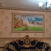 ف ونصب کاغذدیواری پوستر ۳بعدی نقاشی ساختمان ویلا