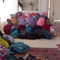 کوله مدارس فروش درخانه