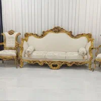 مبل سلطنتی لوستر کنار سالنی