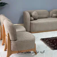 مبل تمام پارچه بروزترین مبل شرکتی مدل لوکاس اقساط|مبلمان خانگی و میز عسلی|آبیک, |دیوار