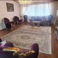 مبل استیل ۹ نفره و ۲ بوفه ایستاده در حد نو