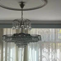 لوستر سه عدد|لوستر و چراغ آویز|تهران, دبستان|دیوار