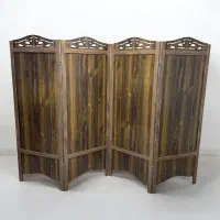 پاراوان و پارتیشن چوبی ابعاد بزرگ چهار لنگه کد p2|صنایع دستی و سایر لوازم تزئینی|تهران, شهرک صدرا|دیوار