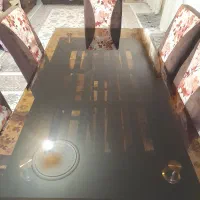 ویترین.ناهارخوری۶ نفره.استندچاقو.تابلو|میز و صندلی غذاخوری|بوئین زهرا, |دیوار