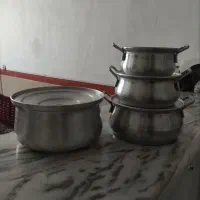 سرویس قابلمه روحی جنس ذخیم و سنگین بدون استفاده