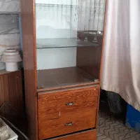 کتابخانه و میز تحریر  چوبی|کتابخانه، شلف، قفسه‌های دیواری|رودهن, |دیوار
