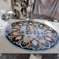 سنگ معرق سنگی کف آسانسور لابی مغازه