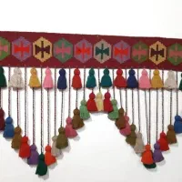 آویز پرده و گلیم سنتی دستباف|گلیم، جاجیم، گبه|کرمانشاه, |دیوار