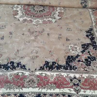 سه تخته فرش ۵۰۰شانه دوازده متری سالم رنگ گردویی