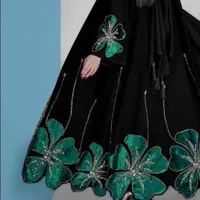 مانتو مجلسی وعبایی ومانتو مخمل سوزنی دوزی