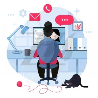نیازمند نیروی انلاین به صورت دورکاری