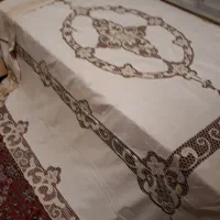 روتختی دو نفره سوزن دوزی همراه با رومیزارایش
