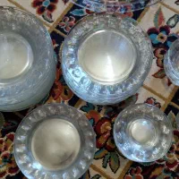 فروش یک دست ظروف کریستال اصل فرانسه