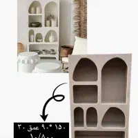 کنسول کافیبار دکور چوبی قفسه چوبی