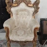 مبل سلطنتی 5نفره|مبلمان خانگی و میز عسلی|لاهیجان, بازکیاگوراب|دیوار