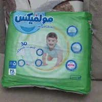 پوشک مولفیکس مدل چسبی سایز ۵ بسته ۲۸ عددی (۲بسته)