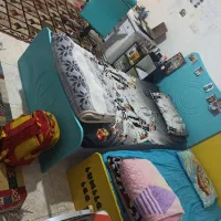تخت بچه گانه زرد