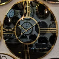 ساعت دیواری آینه ای مدل نامبر کد۸۹۵