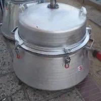 دیگ گلاب گیری ۱۲۰ لیتری چکشی