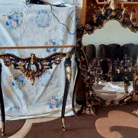 اینه شمعدان برنز