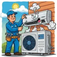 نصب کولر گازی سرویس شارژ گاز نصاب کولر تعمیر پکیج