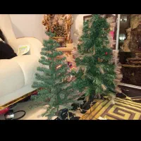 دوکاج کریسمس رقص نور دار ارتفاع ۹۰ مدل نوک برفی