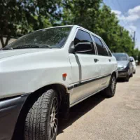 پراید SX مدل ۹۰ بی رنگ با مانیتور و رینگ اسپرت