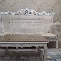 مبل نه نفره چوب گردو|مبلمان خانگی و میز عسلی|اردبیل, |دیوار