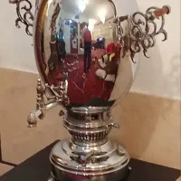 سماور تاریخی  برنج|کلکسیون اشیاء عتیقه|بروجرد, |دیوار