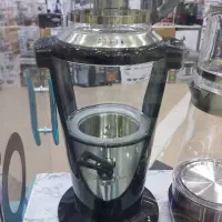 سماور شیشه ایی برقی تمام اتومات با چراغ آبی